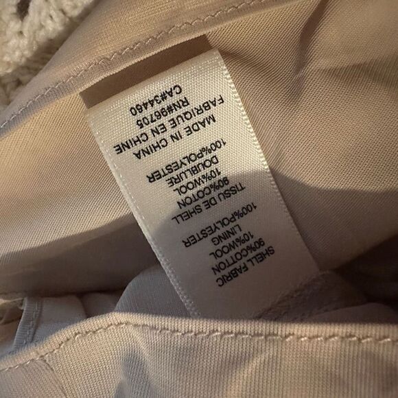 La Vie Rebecca Taylor Cream Crochet Dress Wool Blend With Lace Up Neck New XS - Picture 7 of 11